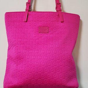 Michael Kors Pink Quilted Tote Bag